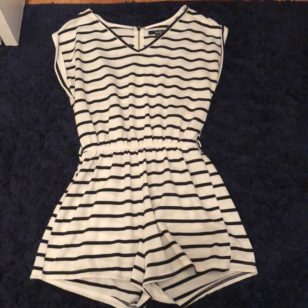 Striped romper